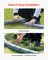 Modular Stone Landscape Edging 4-Pack Sandstone Grey PE Plastic Lawn Pathway Garden Edge